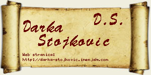 Darka Stojković vizit kartica